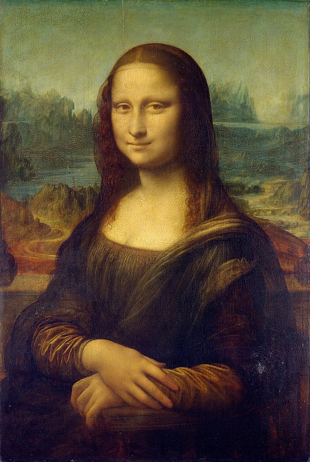 Obraz Mona Lisa namalowany przez Leonarda da Vinci
