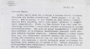 Fragment listu Jerzego Stempowskiego do Konstantego Jeleńskiego z pieczątką adresową