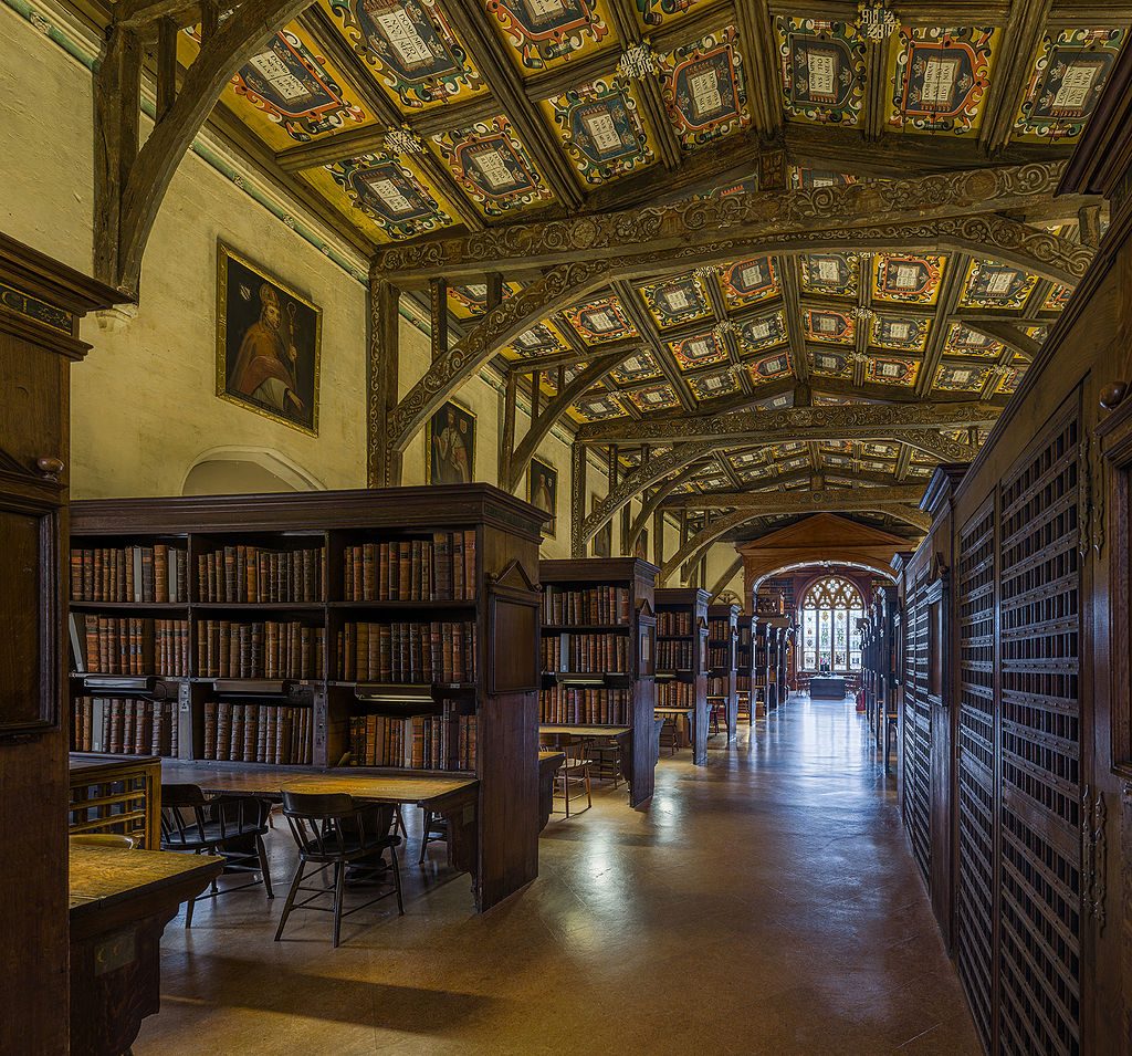 Duke Humfrey's Library. Fot. Diliff. Źródło: wikipedia. CC BY-SA