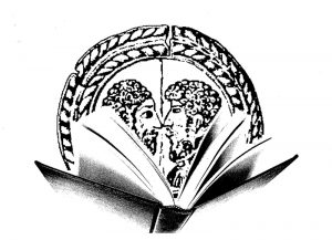 Logo Bibloteki Instytutu Archeologii UW