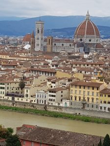 Zdjęcie Florencji. Starówka i katedra.
