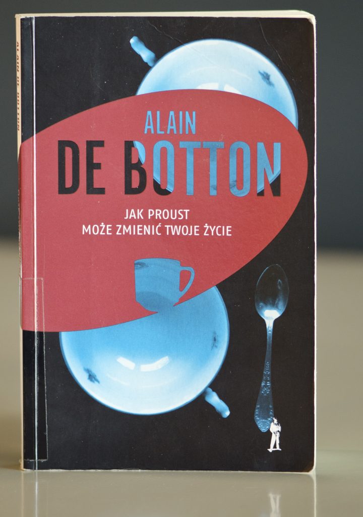 Okładka książki Alaina de Botton "Jak Proust może zmienić twoje życie"