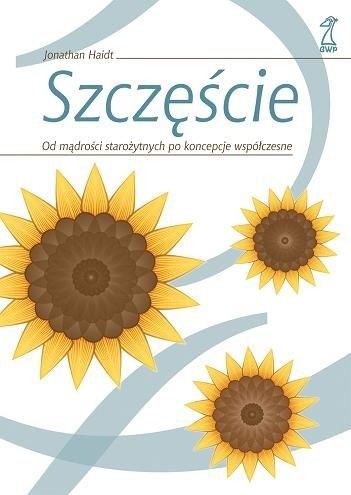 Okładka książki - na okładce szare linie i trzy żółto-brązowe kwiaty.