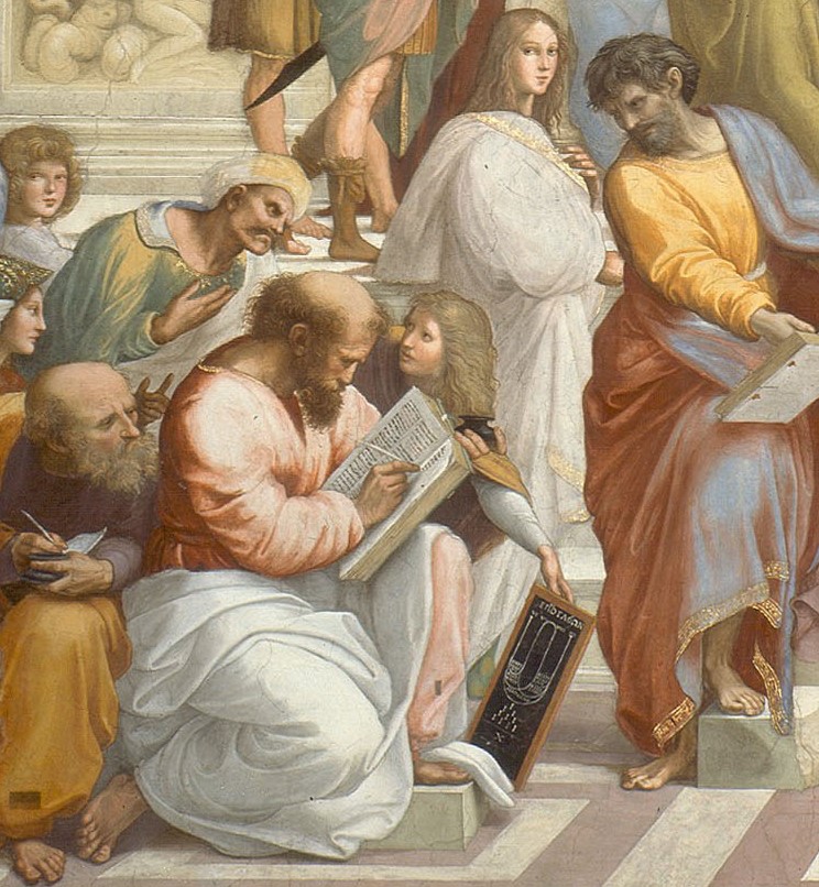 Fresk Rafaela przedstawiający Pitagorasa