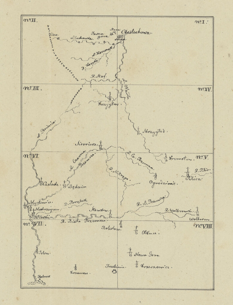 Zdjęcie okazujące podział map w atlasie.