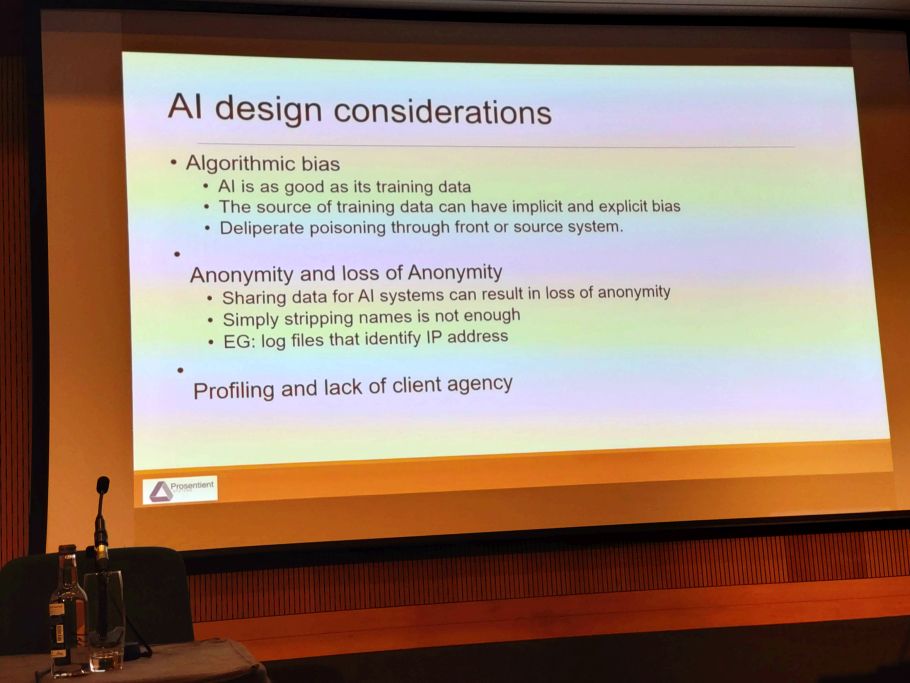 Slajd pod tytułem" AI design considerations