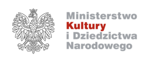Logo Ministerstwa Kultury i Dziedzictwa Narodowaego.