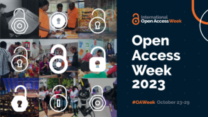 Plakat promujący Open Access Week 2023