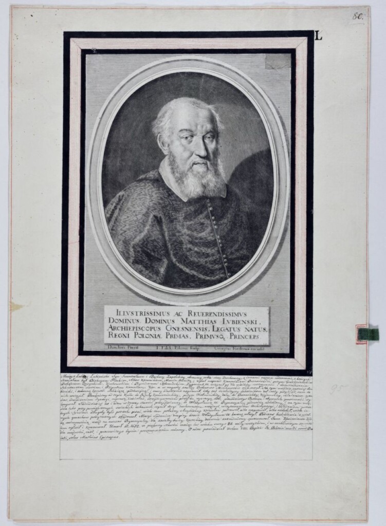 portret mężczyzny z brodą - rycina