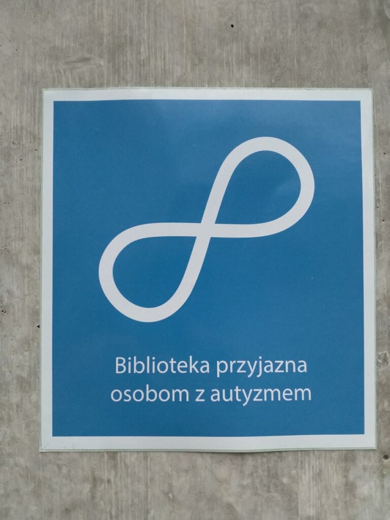 znak symbol biblioteki przyjaznej osobom z autyzmem