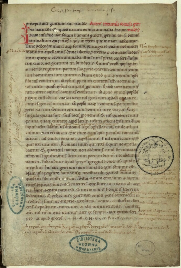 Strona starego druku