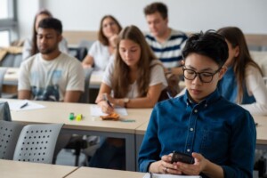 studenci na zajęciach