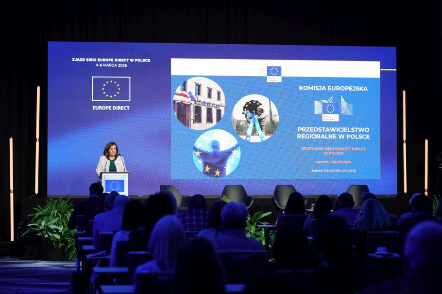 Wystąpienie Joanny Starzyńskiej-Lindberg na Zjeździe Sieci EUROPE DIRECT w Polsce